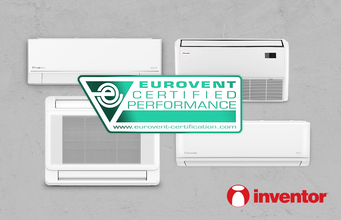 Los aires acondicionados Inventor obtienen la certificación Eurovent!